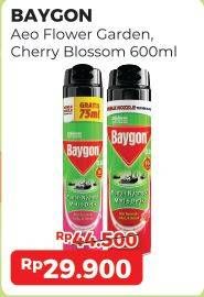Promo Harga Baygon Insektisida Spray Flower Garden, Cherry Blossom 600 ml - Alfamart