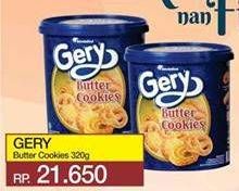 Promo Harga GERY Butter Cookies 320 gr - Yogya