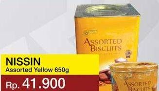 Promo Harga NISSIN Assorted Biscuits Yellow 650 gr - Yogya