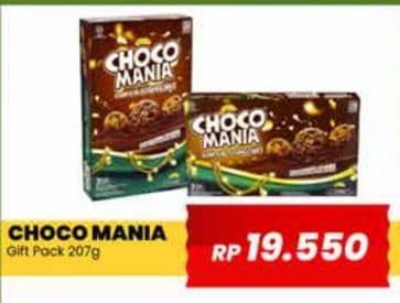 Promo Harga Choco Mania Choco Chip Cookies Rich Choco, Gift Pack 207 gr - Yogya