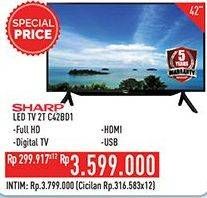 Promo Harga SHARP 2T-C42BD1i | LED TV 42"  - Hypermart