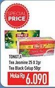 Promo Harga Tong Tji Teh Celup Jasmine Tanpa Amplop, Black Tea 25 pcs - Hypermart
