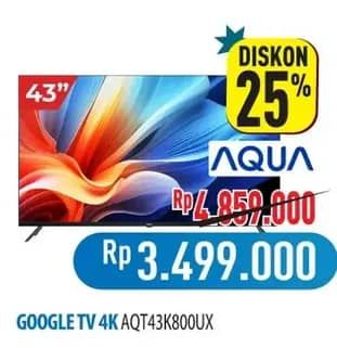 Promo Harga Aqua AQT43K800UX  - Hypermart