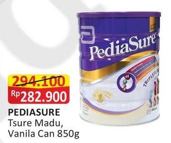 Promo Harga PEDIASURE Complete Triplesure Madu, Vanilla 850 gr - Alfamart