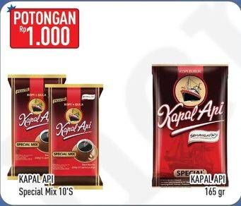 Promo Harga KAPAL API Kopi Bubuk Special Mix/Kopi Bubuk Special  - Hypermart