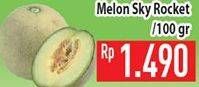 Promo Harga Melon Sky Rocket per 100 gr - Hypermart