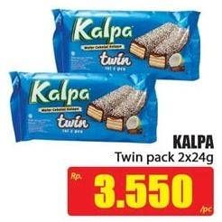 Promo Harga KALPA Wafer Cokelat Kelapa Twin 48 gr - Hari Hari