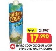 Promo Harga HYDRO COCO Minuman Kelapa Original Original 1 ltr - Superindo