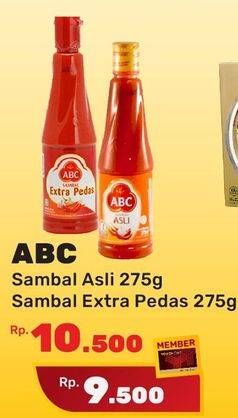 Promo Harga ABC Sambal Asli, Extra Pedas 275 ml - Yogya