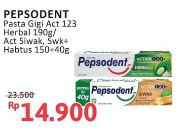 Promo Harga Pepsodent Pasta Gigi  - Alfamidi