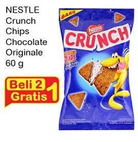 Promo Harga NESTLE CRUNCH Chips Chocolate Originale per 2 pouch 60 gr - Indomaret