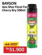 Promo Harga Baygon Max Obat Nyamuk Aerosol  Floral Fantasy, Cherry Berry 500 ml - Alfamart