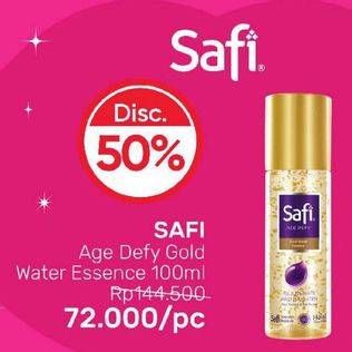 Promo Harga SAFI Age Defy Gold Water Essence 100 ml - Guardian