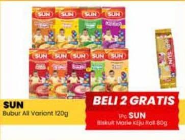 Promo Harga SUN Bubur Sereal Susu All Variants 120 gr - Yogya