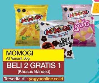 Promo Harga MOMOGI Premium Snack All Variants 50 gr - Yogya