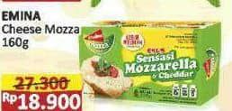 Promo Harga Emina Cheddar Cheese Mozza 165 gr - Alfamart