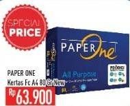 Promo Harga PAPERONE Kertas All Purpose A4 80 G 500 sheet - Hypermart