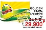Promo Harga Golden Farm French Fries Shoestring 1000 gr - LotteMart