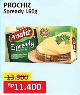 Promo Harga Prochiz Spready 160 gr - Alfamart