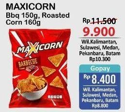 Promo Harga MAXICORN Snack Barbecue Nacho Cheese, Roasted Corn 160 gr - Alfamart