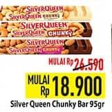 Promo Harga Silver Queen Chunky Bar 95 gr - Hypermart