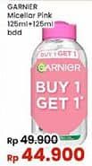 Promo Harga Garnier Micellar Water Pink 125 ml - Indomaret