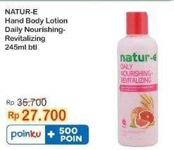 Promo Harga Natur-e Hand Body Lotion Daily Nourishing Revitalizing 245 ml - Indomaret