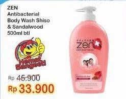 Promo Harga ZEN Anti Bacterial Body Wash Shiso Sandalwood 500 ml - Indomaret