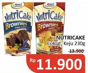 Promo Harga Nutricake Instant Cake Brownies Cokelat, Keju 230 gr - Alfamidi