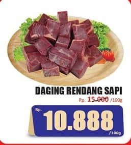 Promo Harga Daging Rendang Sapi per 100 gr - Hari Hari