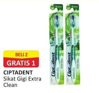 Promo Harga CIPTADENT Sikat Gigi Extra Clean 1 pcs - Alfamart