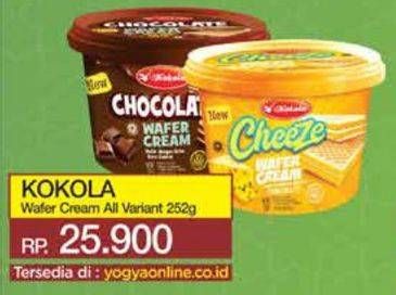 Promo Harga Kokola Wafer Cream All Variants 252 gr - Yogya