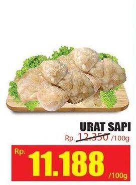 Promo Harga Urat Sapi per 100 gr - Hari Hari