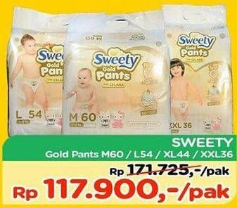 Promo Harga Sweety Gold Pants M60, L54, XL44, XXL36  - TIP TOP