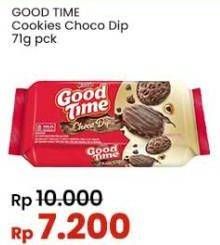Promo Harga Good Time Cookies Chocochips Choco Dip 71 gr - Indomaret