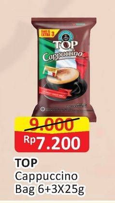 Promo Harga Top Coffee Cappuccino 9 pcs - Alfamart