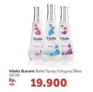 Promo Harga VITALIS Body Scent Bizzare, Breeze, Blossom 120 ml - Carrefour