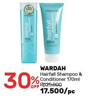 Promo Harga WARDAH Shampoo / Conditioner 170 ml - Guardian