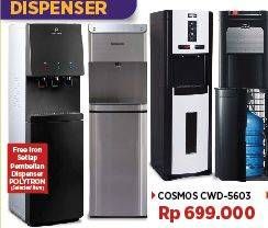 Promo Harga Cosmos CWD 5603 Standing Dispenser  - COURTS