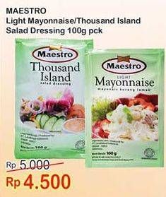 Promo Harga Light Mayonnaise/Thousand Island Salad Dressing 100g  - Indomaret