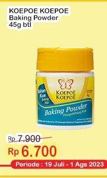 Promo Harga Koepoe Koepoe Baking Powder 45 gr - Indomaret