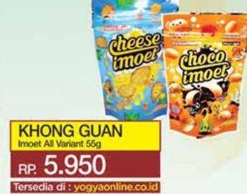 Promo Harga Khong Guan Cheese Imoet All Variants 55 gr - Yogya