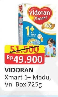Promo Harga VIDORAN Xmart 1+ Madu, Vanilla 725 gr - Alfamart