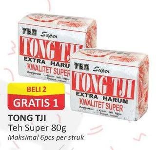 Promo Harga Tong Tji Teh Bubuk 80 gr - Alfamart