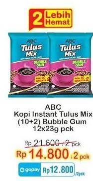 Promo Harga ABC Tulus Mix Bubble Gum per 12 pcs 23 gr - Indomaret