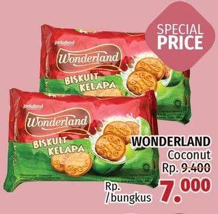 Promo Harga WONDERLAND Biscuit Kelapa  - LotteMart