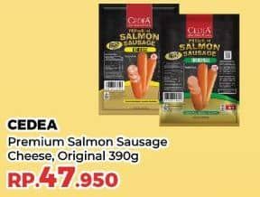 Promo Harga Cedea Premium Salmon Sausage Cheese 390 gr - Yogya