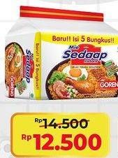 Promo Harga SEDAAP Mie Goreng per 5 pcs 90 gr - Alfamart