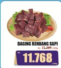 Promo Harga Daging Rendang Sapi per 100 gr - Hari Hari