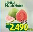 Promo Harga Jambu Klutuk Merah per 100 gr - Alfamidi